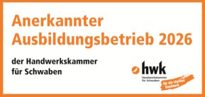 Aufkleber für anerkannten Ausbildungsbetrieb